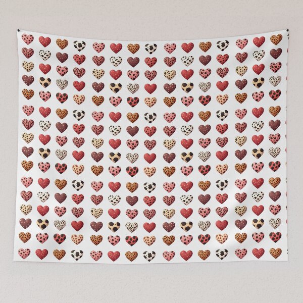 Item preview, Patterned Hearts Collection 6 designed and sold by Craftifik ..
