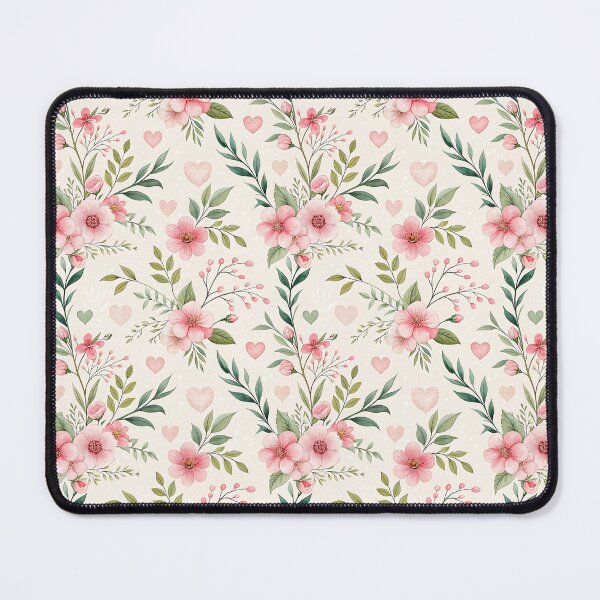 Item preview, Blush Garden – Hearts, Petals & Speckled Love designed and sold by PatternFlux.