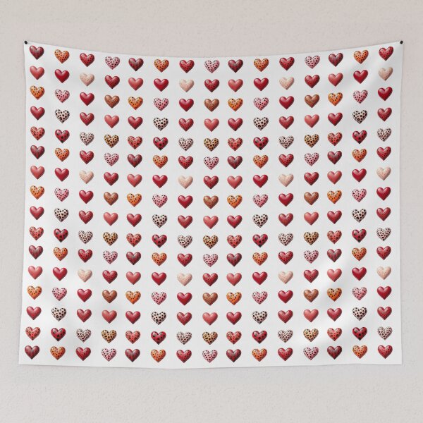 Item preview, Patterned Hearts Collection 8 designed and sold by Craftifik ..