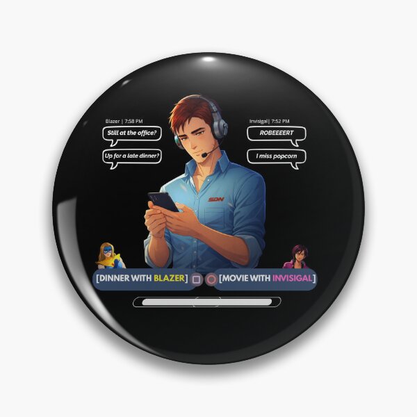 Item preview, Dinner With Blazer Or Movie With Invisigal Dispatch designed and sold by Redboy's Gallery.