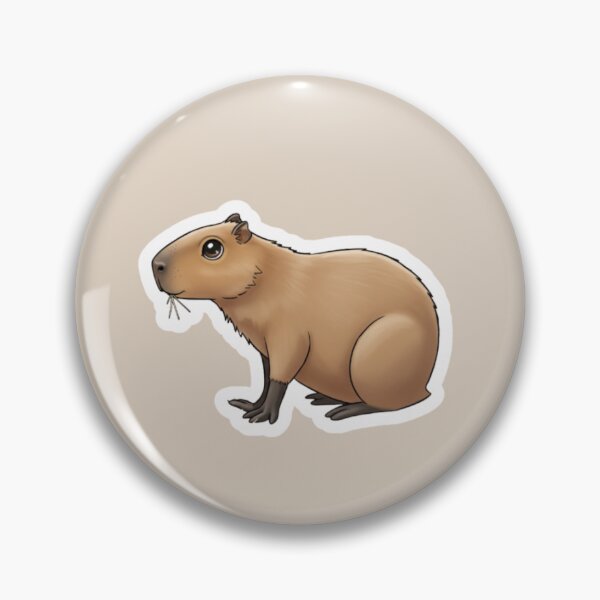 Aperçu de l'œuvre Autocollant Capybara Cafe créée et vendue par RelStore.