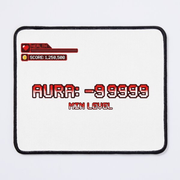 Item preview, Aura Negative 99999 Retro Pixel Gamer Meme T-Shirt designed and sold by rockyRG.
