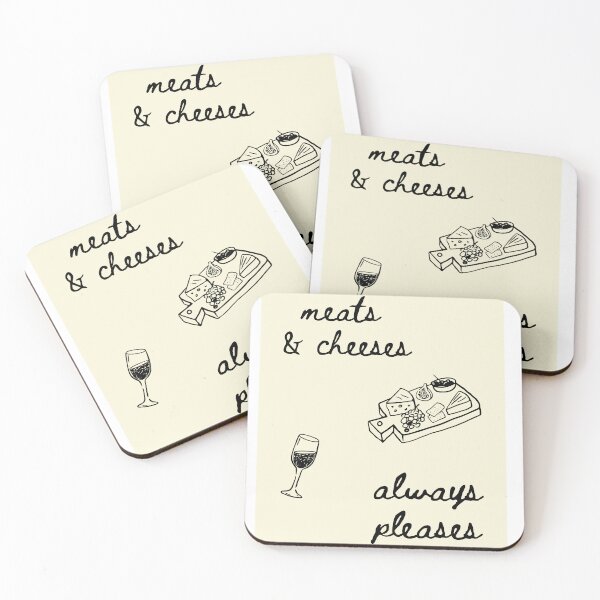 Item preview, Meats and Cheeses Always Pleases designed and sold by Prose & Print.