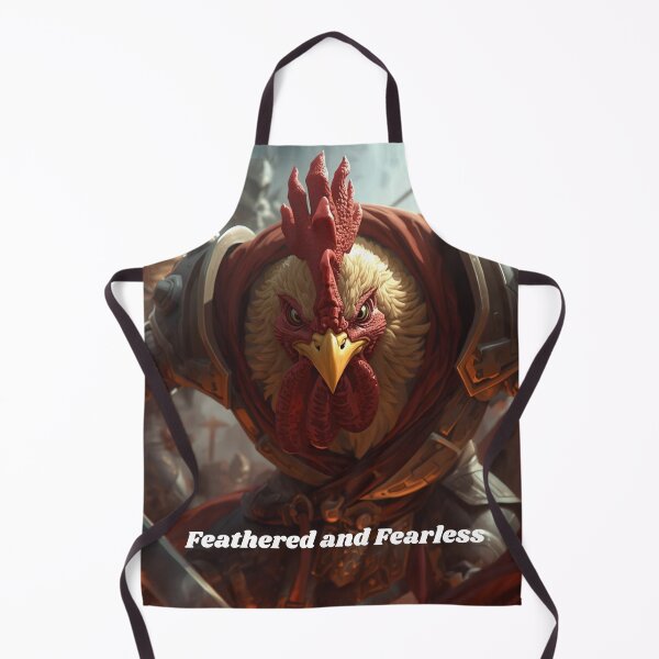 Item preview, Feathered and Fearless – Epic Warrior Chicken Art designed and sold by george335555.