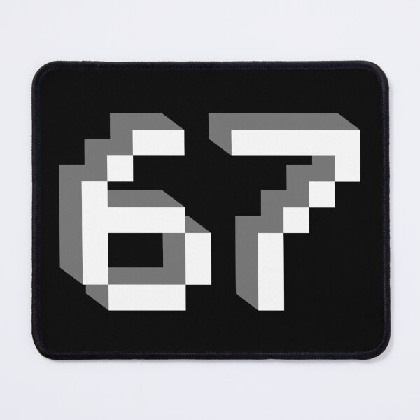 Item preview, Six Seven 67 Pixel Meme designed and sold by NosandEdgy.