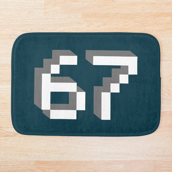 Item preview, Six Seven 67 Pixel Meme designed and sold by NosandEdgy.