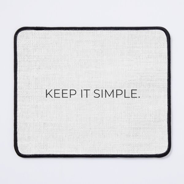 Item preview, Keep It Simple Minimalist Typography Art designed and sold by byRose&Shine.