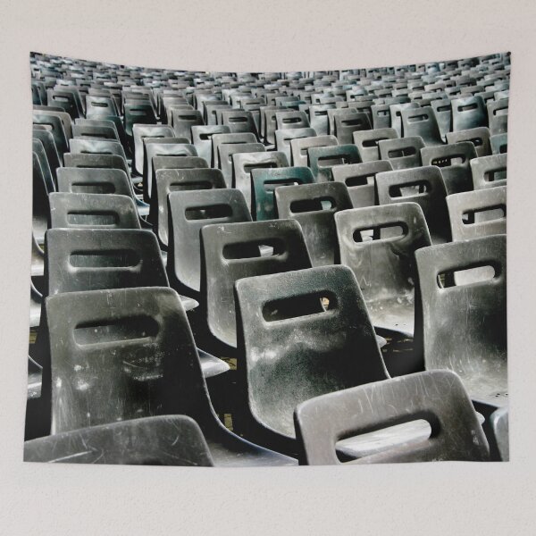 Item preview, Sea of Grey Plastic Chairs designed and sold by Hena Tayeb.