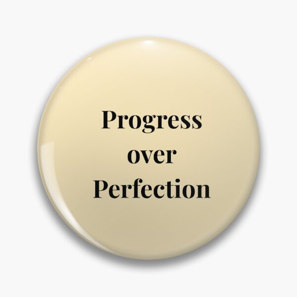 Item preview, Progress Over Perfection Minimalist Typography Art designed and sold by byRose&Shine.