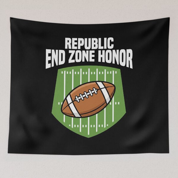 Item preview, REPUBLIC END ZONE HONOR - NEW ENGLAND FOOTBALL designed and sold by KEF Custom.