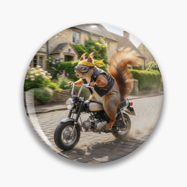 Item preview, Rowdy Red Squirrel Tears Through Quiet English Village designed and sold by Tridentulus.