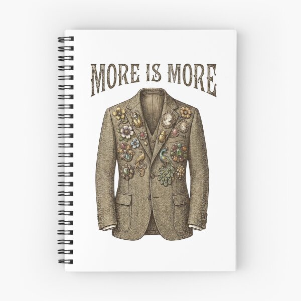 Item preview, Maximalist Dark Academia Brooch Jacket Engraving Art designed and sold by rockyRG.