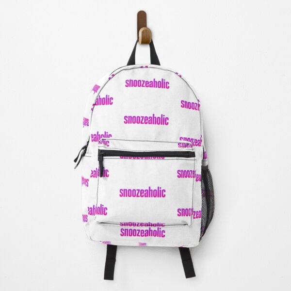 Item preview, snoozeaholic, Pink Typography designed and sold by Memes N Lore .