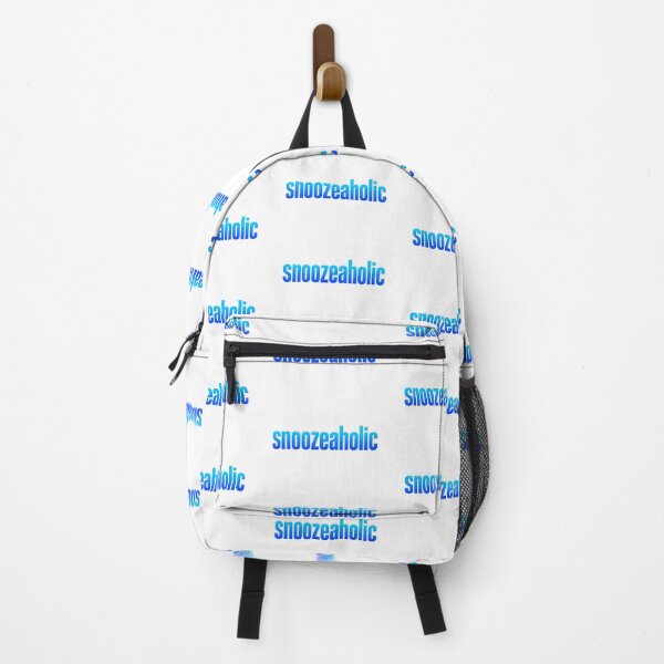Item preview, snoozeaholic, Blue Typography designed and sold by Memes N Lore .