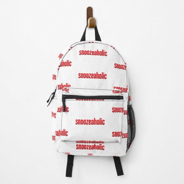 Item preview, snoozeaholic, Red Typography designed and sold by Memes N Lore .
