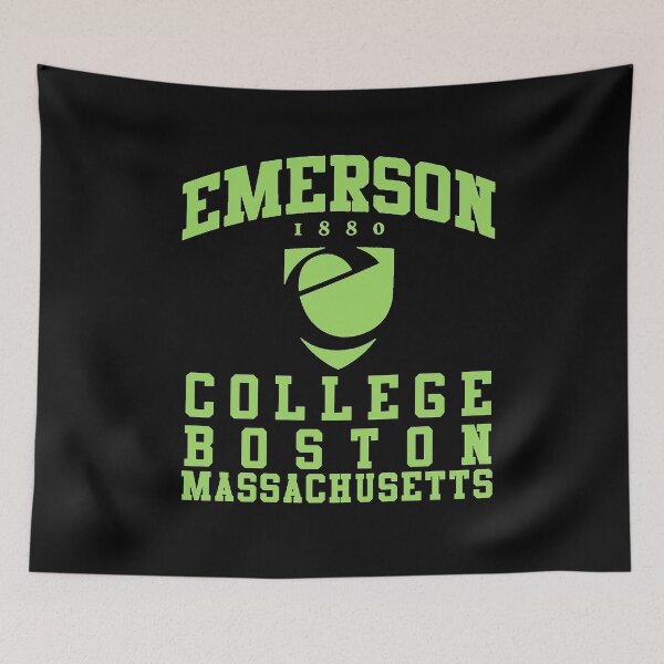 Item preview, Emerson College Boston Massachusetts Retro Crest Logo designed and sold by ALWAYSTROPICS.