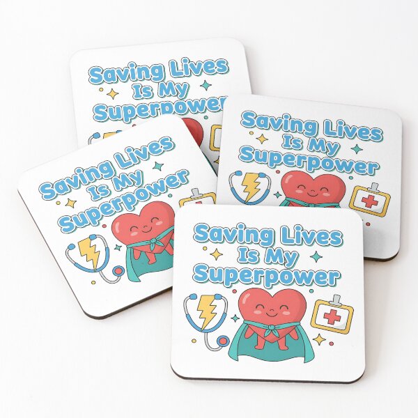 Item preview, Saving Lives Is My Superpower – Cute Doctor Hero T-Shirt designed and sold by Muzgle.