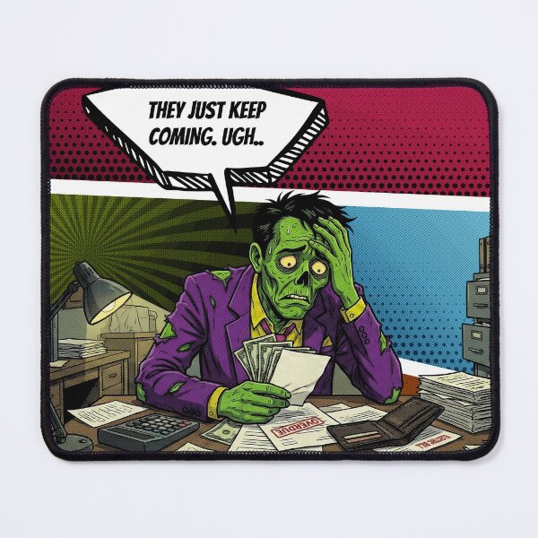 Item preview, The Undying Bills | Funny Zombie Adulting (Edd the Undead) designed and sold by Edd The Undead.