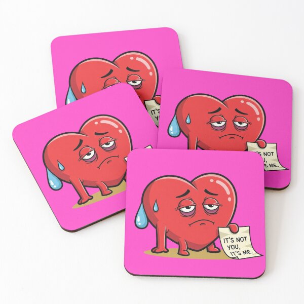 Item preview, Funny Heart Breakup It's Not You It's Me Art designed and sold by Innova_Creations.