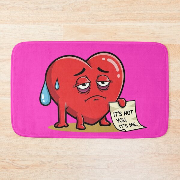 Item preview, Funny Heart Breakup It's Not You It's Me Art designed and sold by Innova_Creations.