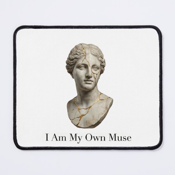 Item preview, Kintsugi Muse Bust Tee - Light Academia Art designed and sold by rockyRG.