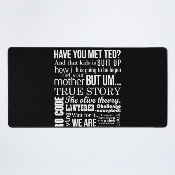 Item preview, HIMYM Quote Collection (Variant I) designed and sold by Screen Lore.