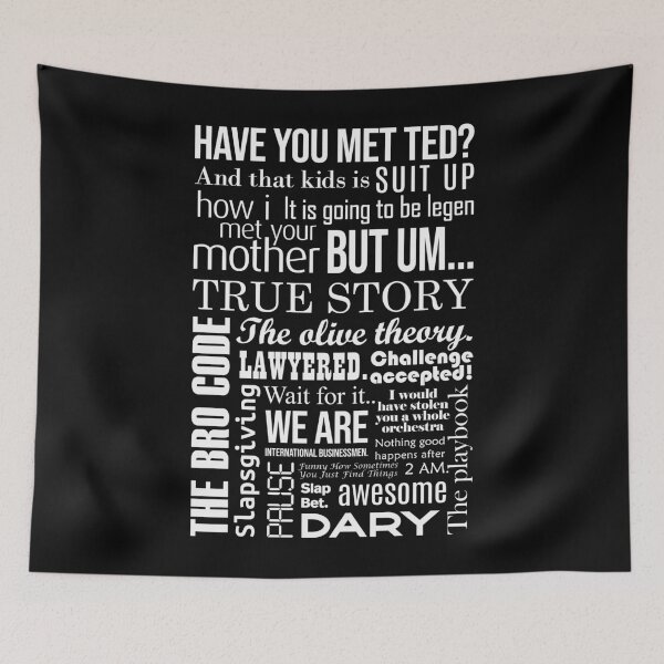 Item preview, Colección de citas de HIMYM (Variante I) designed and sold by Screen Lore.