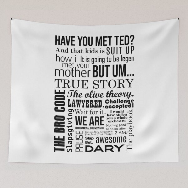 Item preview, Colección de citas de HIMYM (Variante II) designed and sold by Screen Lore.