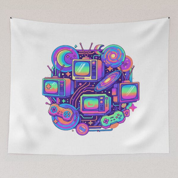 Artikelvorschau, Digitaler Zeitsprung entworfen und verkauft von TrippyThreadsArtStudio.