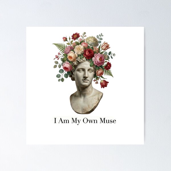 Item preview, I Am My Own Muse Light Academia Aesthetic T-Shirt designed and sold by rockyRG.