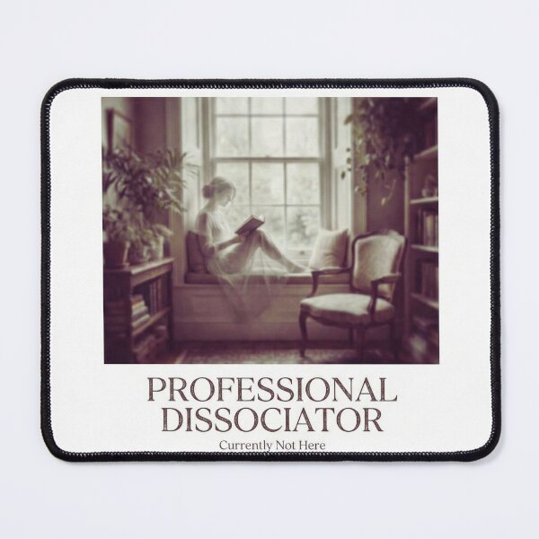 Item preview, Professional Dissociator Dark Academia Reader Aesthetic designed and sold by rockyRG.