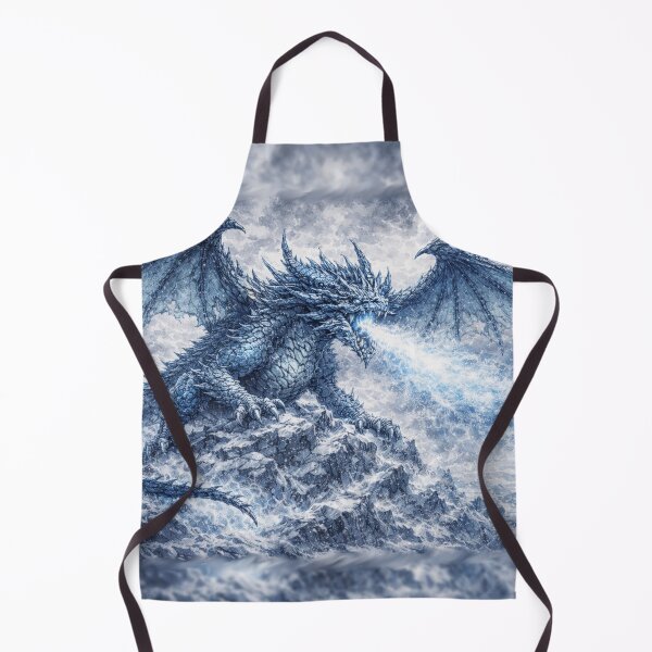 Item preview, Frostbound Ice Dragon, Winter’s Breath designed and sold by druidwolfart.
