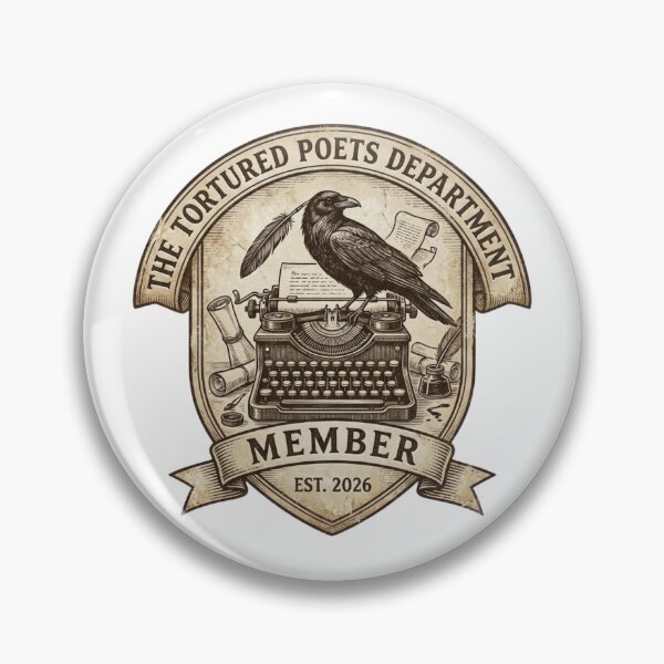 Item preview, The Tortured Poets Department Dark Academia Raven Typewriter designed and sold by rockyRG.