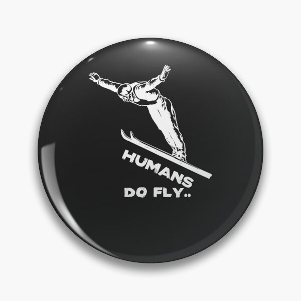 Item preview, Ski Jump Humans Can Fly Winter Sports design designed and sold by spinningvisions.