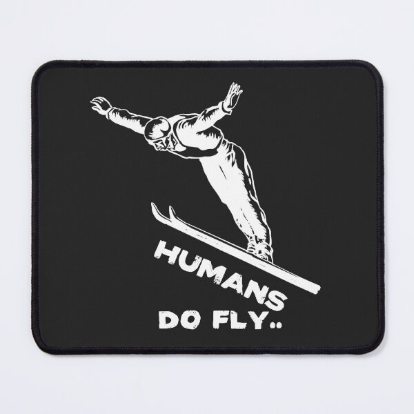 Item preview, Ski Jump Humans Can Fly Winter Sports design designed and sold by spinningvisions.