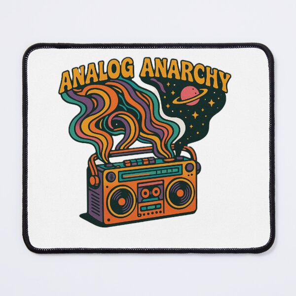 Item preview, Analog Anarchy designed and sold by TrippyThreadsArtStudio.