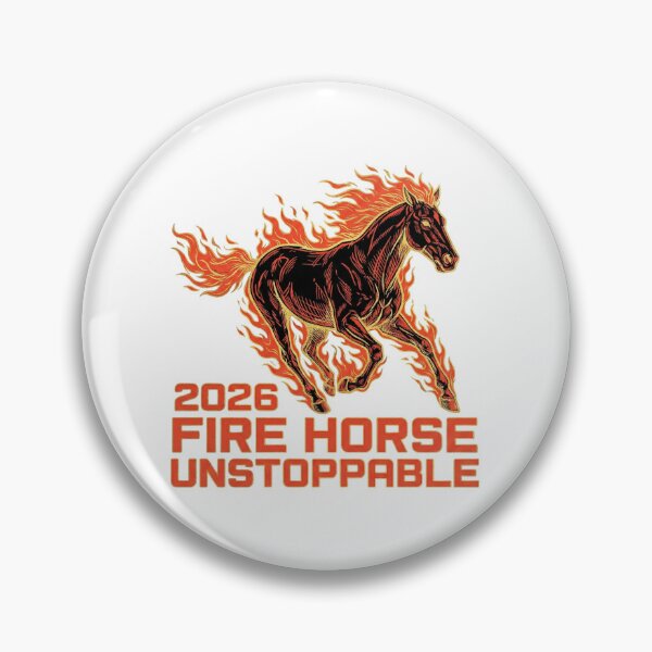 Item preview, 2026 Fire Horse Unstoppable Vintage Woodcut Zodiac Art designed and sold by rockyRG.