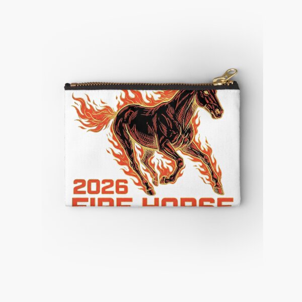 Item preview, 2026 Fire Horse Unstoppable Vintage Woodcut Zodiac Art designed and sold by rockyRG.