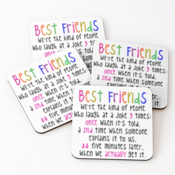 Item preview, Funny Best Friends Quote About Inside Jokes designed and sold by luckycowgirls.