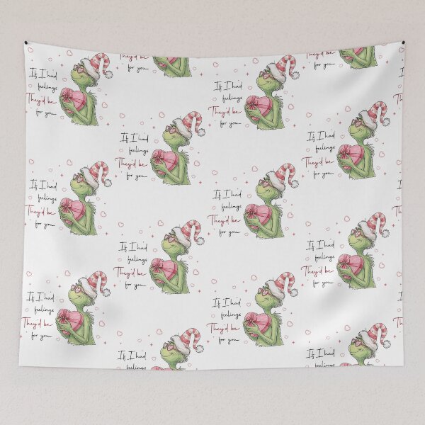 Item preview, If I Had Feelings They'd Be For You Funny Green Monster Valentine designed and sold by pansak.