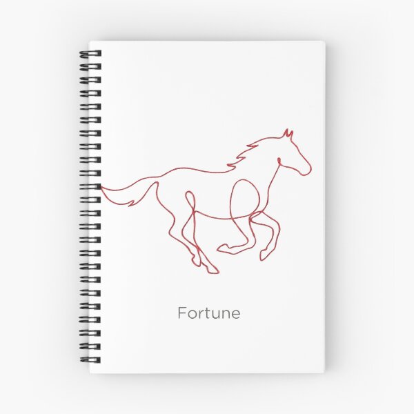 Item preview, Fortune Gallop Minimalist Horse Line Art - Terracotta Red designed and sold by rockyRG.