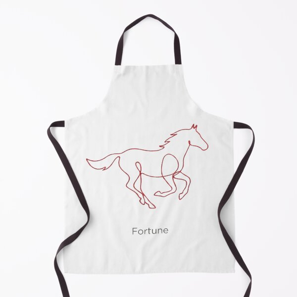 Item preview, Fortune Gallop Minimalist Horse Line Art - Terracotta Red designed and sold by rockyRG.