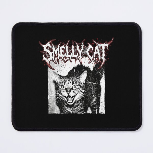 Item preview, Smelly Cat Metal Tour Friends (White Background) designed and sold by Screen Lore.