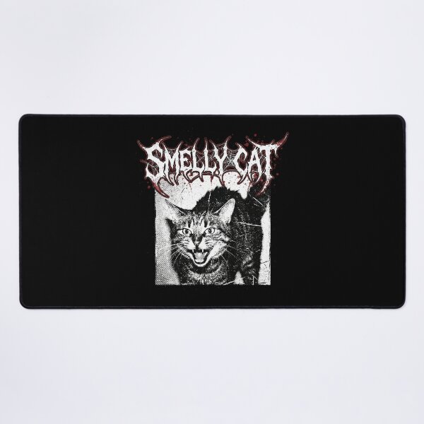 Item preview, Smelly Cat Metal Tour Friends (White Background) designed and sold by Screen Lore.