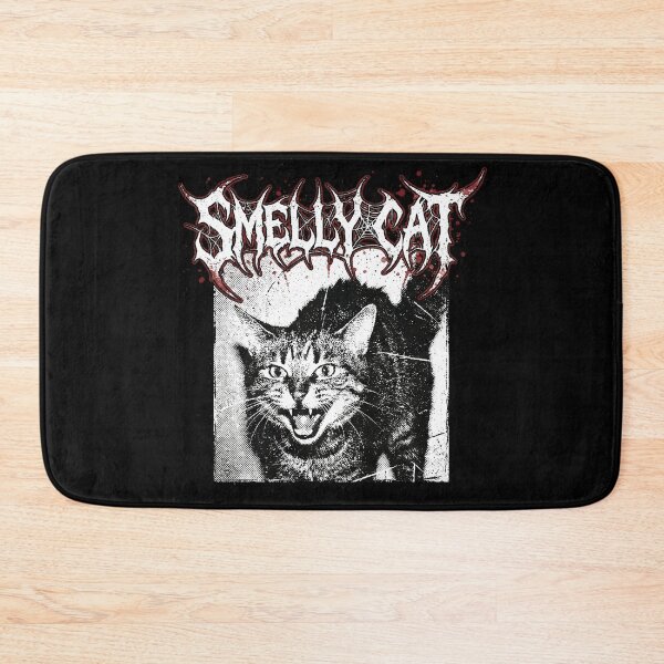 Item preview, Smelly Cat Metal Tour Friends (White Background) designed and sold by Screen Lore.