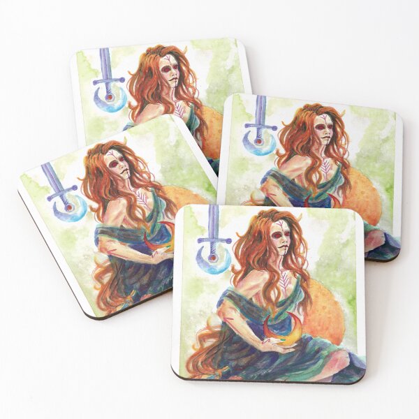 Item preview, Queen of Swords designed and sold by The Chaotic Gingers.