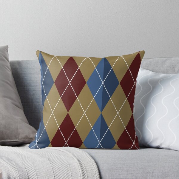 Item preview, Argyle Pattern- Tan,Maroon and & Blue designed and sold by 69Designs-MP.