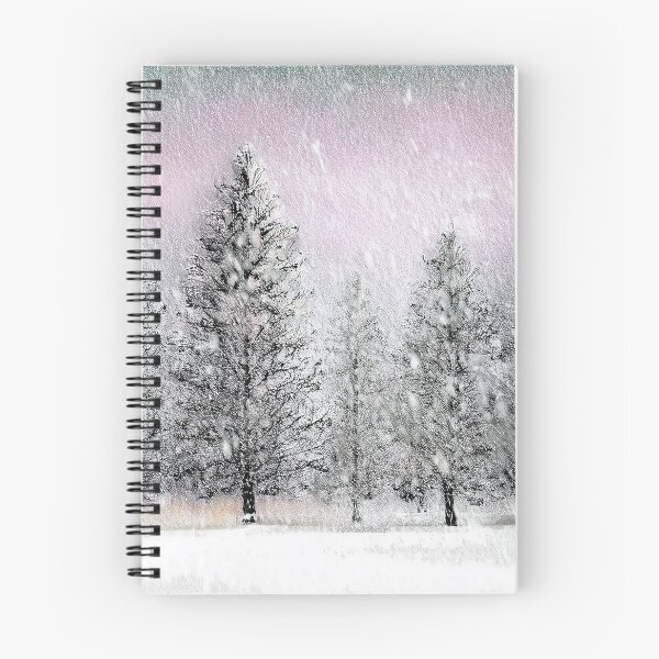 Item preview, Silent Winter Trees in Falling Snow designed and sold by littrellart.