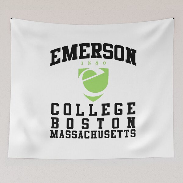 Item preview, Emerson College Boston Massachusetts Outline Crest designed and sold by ALWAYSTROPICS.