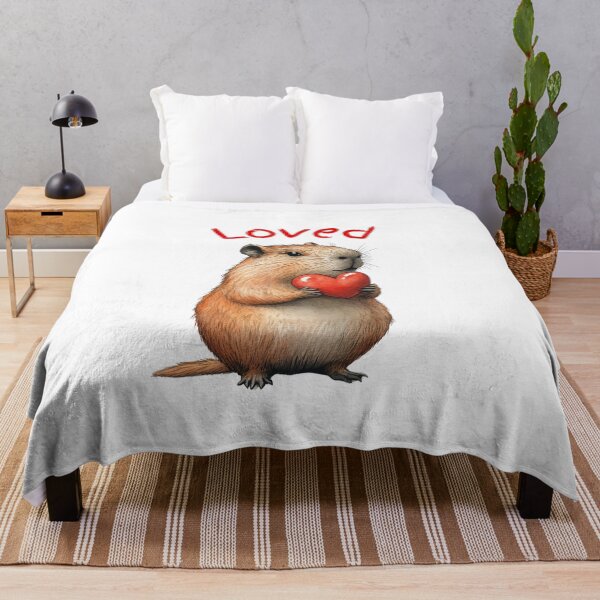Item preview, Loved Capybara Valentine's Day designed and sold by WillandWent.